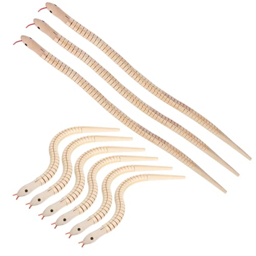 Toddmomy 9 Stück Teiliges Flexible Unbemalte Holzschlangen zum Bemalen Realistisches Gelenkiges DIY Holzspielzeug für Kreative als Geburtstags-partygeschenk und Hobbyspaß Toddmomy 9 Stück Teiliges Flexible Unbemalte Holzschlangen zum Bemalen Realistisches Gelenkiges DIY Holzspielzeug für Kreative als Geburtstags-partygeschenk und Hobbyspaß von Toddmomy