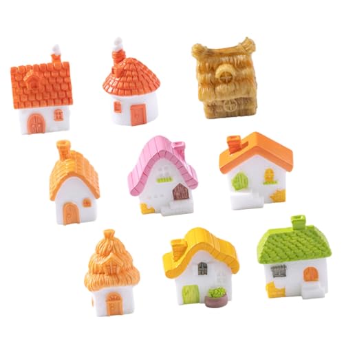 Toddmomy 9 Stück Teiliges Miniatur-Ensemble mit Resin Reetdachhäusern Rustikale Miniaturhäuser für DIY Feengarten Vintage Ländliche Dekoration Wetterbeständig für Pflanzgefäße und Terrarien Toddmomy 9 Stück Teiliges Miniatur-Ensemble mit Resin Reetdachhäusern Rustikale Miniaturhäuser für DIY Feengarten Vintage Ländliche Dekoration Wetterbeständig für Pflanzgefäße und Terrarien von Toddmomy