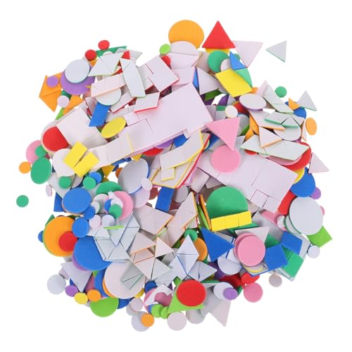 Toddmomy 960 Stück Bunte Geometrische Schaumstoff Aufkleber Selbstklebend Weiche Patches für Kinderbasteln zu Oberflächen und Dekorationsset für Vorschulkinder Toddmomy 960 Stück Bunte Geometrische Schaumstoff Aufkleber Selbstklebend Weiche Patches für Kinderbasteln zu Oberflächen und Dekorationsset für Vorschulkinder von Toddmomy