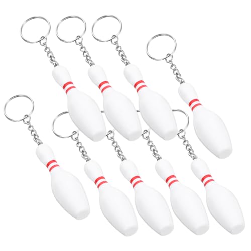 Toddmomy 9Stücke Hängender Bowling Schlüsselanhänger Kreatives Design Modisches Hochwertiges Material Mitgebsel für Partys und Anlässe Toddmomy 9Stücke Hängender Bowling Schlüsselanhänger Kreatives Design Modisches Hochwertiges Material Mitgebsel für Partys und Anlässe von Toddmomy