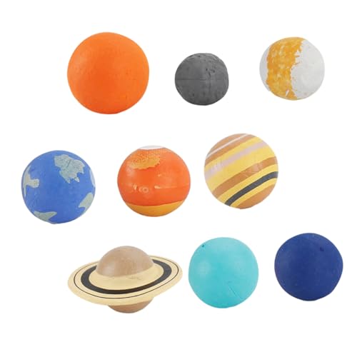 Toddmomy 9Stücke Teiliges Planetenmodellset für Realistische Nachbildung des Sonnensystems für Bildung und Dekoration Langlebig und Hautfreundlich Perfektes für Kleine Toddmomy 9Stücke Teiliges Planetenmodellset für Realistische Nachbildung des Sonnensystems für Bildung und Dekoration Langlebig und Hautfreundlich Perfektes für Kleine von Toddmomy