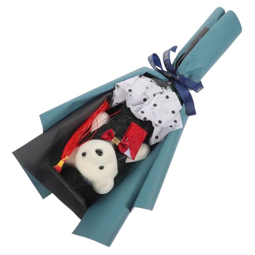 Toddmomy Abschlussbär Strauß mit Plüschbär Graduation Party Mini Kuscheltier Blumendeko für Fotorequisit und Feier im Innenbereich Toddmomy Abschlussbär Strauß mit Plüschbär Graduation Party Mini Kuscheltier Blumendeko für Fotorequisit und Feier im Innenbereich von Toddmomy