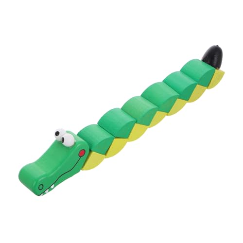 Toddmomy Alligator Tier Bausteine ​​Mini Alligator Holz von Toddmomy