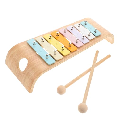 Toddmomy Aluminium Glockenspiel Xylophon für Montessori Musikinstrument aus Holz Aluminium Beschriftete Tasten Langlebig Klarer Klang Frühe Musikförderung Lernspielzeug für Kleinkinder Toddmomy Aluminium Glockenspiel Xylophon für Montessori Musikinstrument aus Holz Aluminium Beschriftete Tasten Langlebig Klarer Klang Frühe Musikförderung Lernspielzeug für Kleinkinder von Toddmomy