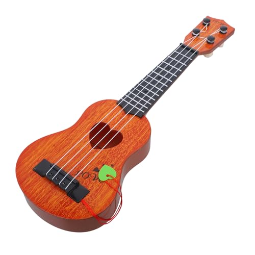 Toddmomy Anfänger Ukulele aus Holz für Gitarre mit Saiten Musikinstrument für Kleinkinder Fördert Rhythmusgefühl und Kreativität Tolles für Kleine Musiker von Toddmomy