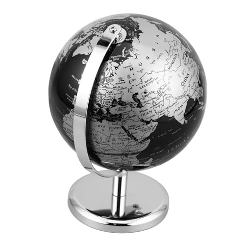 Toddmomy Antique Globe European Luxus Rotierende -Ornament Elegante Schreibtisch Dekoration Geographie Vintage Desktop World Globe Für Heim- Und Bürodekoration von Toddmomy