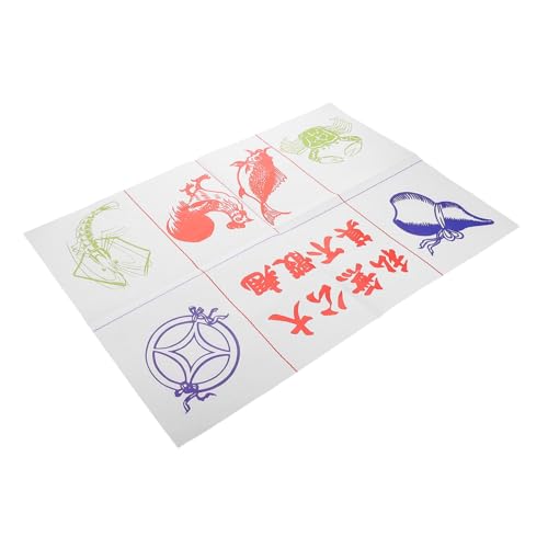 Toddmomy Asiatische Matte Zum Mondneujahr Asiatische Frühlingsfestmatte Für Glücksschachspiel Frühlingsfest Glücksschachspielmatte Asiatische Partyspielematte Zum Mondneujahr von Toddmomy