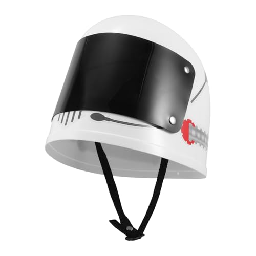 Toddmomy Astronautenhelm aus Kunststoff Verstellbar Realistisches Weltraum Kostüm für Jungen und Mädchen für Rollenspiele Halloween Cosplay Partys Weiß Vielseitiges Space Accessoire Toddmomy Astronautenhelm aus Kunststoff Verstellbar Realistisches Weltraum Kostüm für Jungen und Mädchen für Rollenspiele Halloween Cosplay Partys Weiß Vielseitiges Space Accessoire von Toddmomy