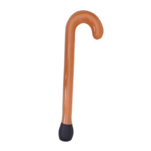 Toddmomy Aufblasbarer Gehstock PVC Halloween Party Deko Lustiges Kostüm Zubehör Cosplay Blow Up Toy für Halloween Supplies von Toddmomy