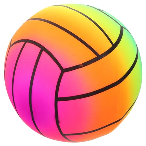 Toddmomy Aufblasbarer Regenbogen Volleyball PVC Spielball für Indoor und Outdoor Aktivitäten Strand und Poolspiele Leicht und Langlebig Toddmomy Aufblasbarer Regenbogen Volleyball PVC Spielball für Indoor und Outdoor Aktivitäten Strand und Poolspiele Leicht und Langlebig von Toddmomy