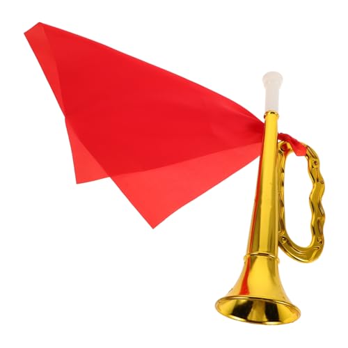 Toddmomy Aufladen trompete Plastik trompete musikspielzeug musikalisches Trompeten für Musikinstrumente Trompetenkinder Kunststoffinstrumente Nein Golden von Toddmomy