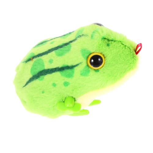 Toddmomy Aufziehbarer Plüschfrosch Realistisches Froschspielzeug für Lustiges Springendes Aufziehspielzeug Fördert Hand Auge Koordination Perfektes für Kleinkinder Toddmomy Aufziehbarer Plüschfrosch Realistisches Froschspielzeug für Lustiges Springendes Aufziehspielzeug Fördert Hand Auge Koordination Perfektes für Kleinkinder von Toddmomy