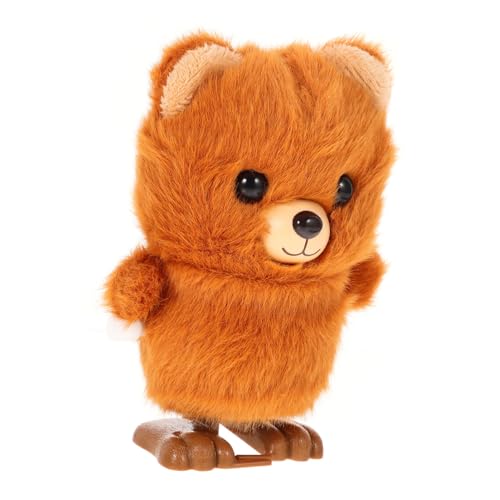Toddmomy Plüschbär Aufziehspielzeug für Kinder Kompakt und Leicht Lustiges Tierspielzeug mit für Spiel und Spaß Kinderspielzeug für Hause und Unterwegs von Toddmomy