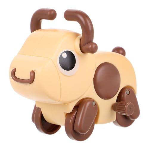 Toddmomy Aufziehspielzeug Wind Up Tierfigur Kleines Rind Laufend Schwimmend Farbenfroh Lustiges Retro Für Geburtstag Party Mitgebsel von Toddmomy