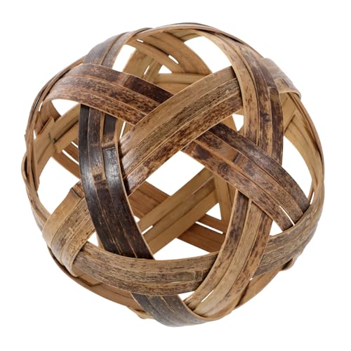 Toddmomy Bambus -fußballspielzeug Geflochtene Fußbälle Outdoor- Bambuskugel Kinderball Sportspielzeug Jonglierball Kleinkind -Outdoor - Kinderfußball Light Brown von Toddmomy