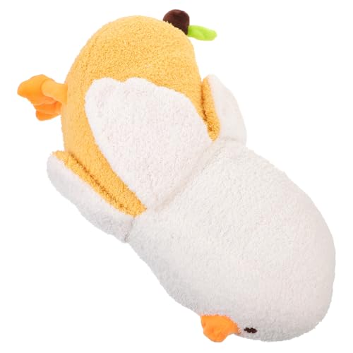 Toddmomy Bananen Ente Plüschtier Süßes Stofftier Kissen für Schlafzimmer und Sofa Langlebiges Plüschspielzeug für Freunde Kreative Dekoration von Toddmomy