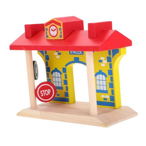 Toddmomy Holzspielzeug Eisenbahn Zubehör Set Mit Bahnhofs Und Gleisbarrieren Fördert Und Verkehrserziehung Für Ab Jahren Für Familienunterhaltung Toddmomy Holzspielzeug Eisenbahn Zubehör Set Mit Bahnhofs Und Gleisbarrieren Fördert Und Verkehrserziehung Für Ab Jahren Für Familienunterhaltung von Toddmomy
