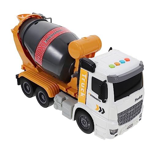 Toddmomy Bauwagen mit Licht und Musik für Ingenieurfahrzeug mit Schubfunktion Langlebig und Sicher Bagger und Betonmischer für Jahre und Älter von Toddmomy