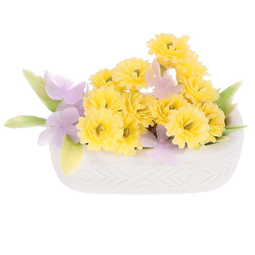 Toddmomy Blumenständer Puppenhausmodell Miniatur Blumentopf Zum Schmücken Von Blumen Basteln Heim Desktop Ornamente Miniatur Dinge Mini Topfpflanze Simulationsblume Blumentopf von Toddmomy