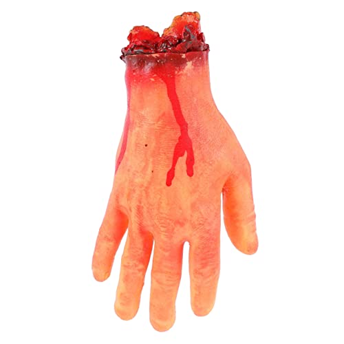 Toddmomy Blutige Halloween Fake Hand Deko Realistische Kleine Horror Party Trick Requisite Flexibel und Platzsparend Geeignet für Halloween Partys und Gruselräume Toddmomy Blutige Halloween Fake Hand Deko Realistische Kleine Horror Party Trick Requisite Flexibel und Platzsparend Geeignet für Halloween Partys und Gruselräume von Toddmomy