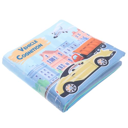 Toddmomy Pädagogisches Stoffbuch 4-seitiges Babybuch Sicher Für Jungen Und Mädchen Weiches Material von Toddmomy