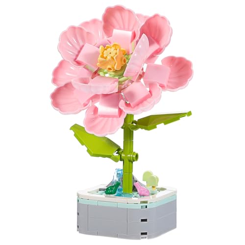 Toddmomy Building Block Pot Toys Blumen Pflanzen Anlage Bauprojekt für Kind Blütenbausteine Blöcke für Kleinkinder bausteine kreatives Baugeschenk Plastik von Toddmomy