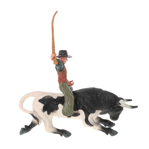 Toddmomy Bullfighting Figurine aus Stabilem Harz Dekorative Stier und Modelle Handgefertigte Spanische Sammlerstücke für und Büro von Toddmomy