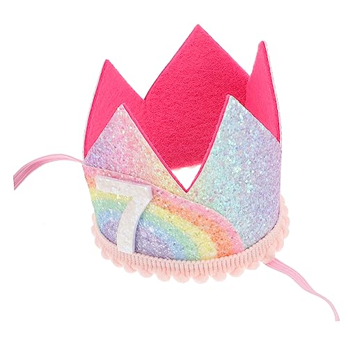 Toddmomy Bunte Stoffkrone Für Kindergeburtstag Leichte Kreative Geburtstagskrone Mit Zahlen-design Shower Und Feiern Komfortabel Und Haltbar Für Kleine Köpfe Toddmomy Bunte Stoffkrone Für Kindergeburtstag Leichte Kreative Geburtstagskrone Mit Zahlen-design Shower Und Feiern Komfortabel Und Haltbar Für Kleine Köpfe von Toddmomy
