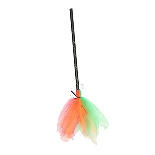 Toddmomy Bunter LED Hexenbesen Halloween Deko Besen Requisit mit Leuchteffekt für Cosplay Zubehör Gruselige Partydekoration Toddmomy Bunter LED Hexenbesen Halloween Deko Besen Requisit mit Leuchteffekt für Cosplay Zubehör Gruselige Partydekoration von Toddmomy