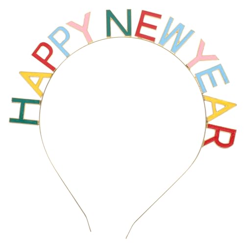 Toddmomy Buntes Happy Year Stirnband aus Leichtem Legierungs Material Modisch und Bequem für Frauen Einzigartiger Party Kopfschmuck für Neujahrsfeiern und Festliche Anlässe Toddmomy Buntes Happy Year Stirnband aus Leichtem Legierungs Material Modisch und Bequem für Frauen Einzigartiger Party Kopfschmuck für Neujahrsfeiern und Festliche Anlässe von Toddmomy