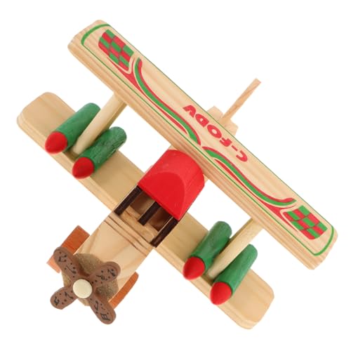 Toddmomy Buntes Holz Hubschrauber Militärmodell Holzflugzeug Kreativ Dekorativ Sicher Toddmomy Buntes Holz Hubschrauber Militärmodell Holzflugzeug Kreativ Dekorativ Sicher von Toddmomy