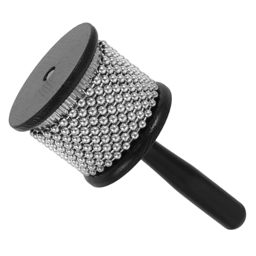 Toddmomy Cabasa Holzschüttelinstrument Kleines Percussion aus Holz für Interaktiv mit Fördert Musikalische Fähigkeiten und Hand Augen Koordination von Toddmomy