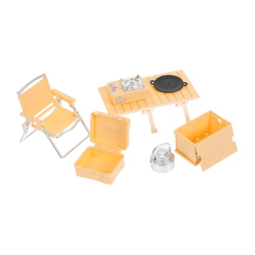 Toddmomy Camping Kleinkinder Mit Kocher-spielset Outdoor-Spielzeug Inklusive Klappstuhl Für Junge Mädchen Camping-spielset Für Draußen Mini-möbelstück Und Miniatur-essgruppe Für Toddmomy Camping Kleinkinder Mit Kocher-spielset Outdoor-Spielzeug Inklusive Klappstuhl Für Junge Mädchen Camping-spielset Für Draußen Mini-möbelstück Und Miniatur-essgruppe Für von Toddmomy