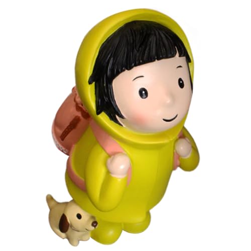 Toddmomy Cartoon Welpenpuppen Rucksack Mädchen Kleines Mädchen Ornament Rucksack Mädchen Ornament Mini Gartenzubehör Mädchen Dekoration Basteln Für Mädchen Puppen von Toddmomy
