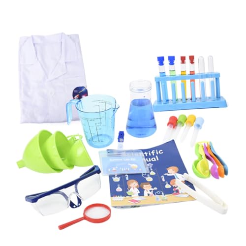 Toddmomy Chemiebaukasten Experimentier Set Sicheres Lernspielzeug mit Glatter Oberfläche Fördert Praktische Fähigkeiten und Wissen für Junge Wissenschaftler Geeignet für Zufällige Farbe von Toddmomy