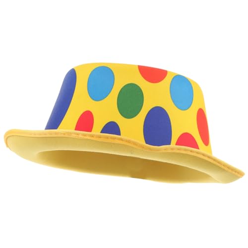 Toddmomy Clown Kostüm Hut aus Vliesstoff Stabile Party und Bühnenmütze Einheitsgröße für Damen und Herren für Fasching Karneval und Cosplay Veranstaltungen Toddmomy Clown Kostüm Hut aus Vliesstoff Stabile Party und Bühnenmütze Einheitsgröße für Damen und Herren für Fasching Karneval und Cosplay Veranstaltungen von Toddmomy