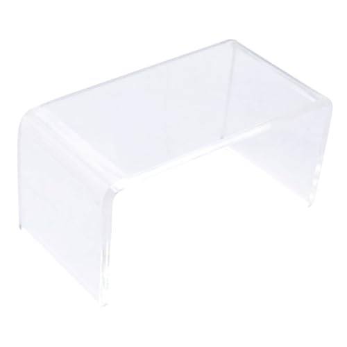 Toddmomy Mini Teetisch Für Transparente Dekoration Für Miniaturhäuser Für Kreative Szenen Und Rollenspiele Maßstab Stilvolles Accessoire Für Puppenmöbel von Toddmomy