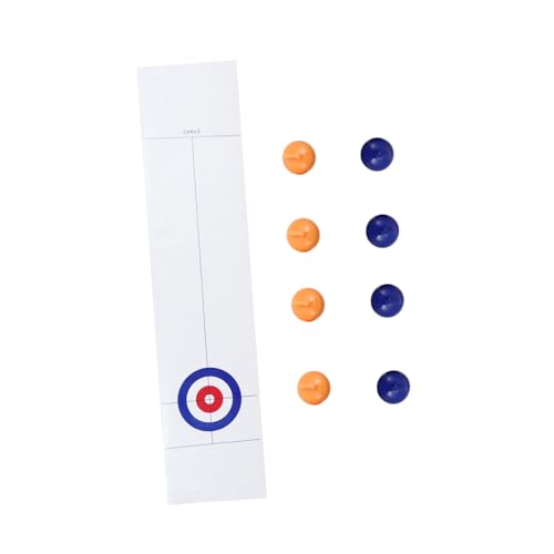 Toddmomy Curling Spielset für Familien Kreatives Tischspielzeug für Erwachsene Robustes und Kompaktes Design für Reisen Spaß für Jung von Toddmomy