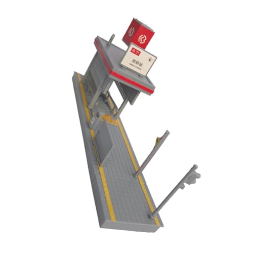 Toddmomy DIY Bahnsteig Modell Station für Einfach zu Bauen Sicher für Kreative von Toddmomy
