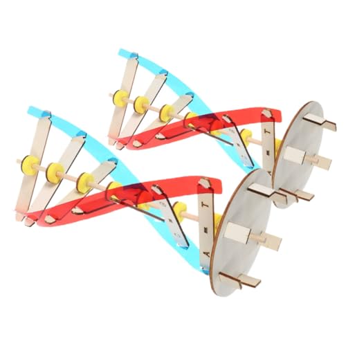 Toddmomy DIY DNA Doppelhelix Modellbausatz mit Vollständigen Komponenten und Anleitung für Biologieunterricht Interaktives Stem für Experimente in Schule und Labor von Toddmomy