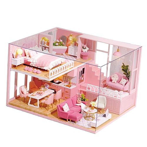 Toddmomy DIY Holzhaus Bausatz Kreatives Kleines Modellhaus zum Selberbauen Pädagogisches für Familien Sicher und Dekorativ für Gemeinsames Basteln und Fantasievolles Toddmomy DIY Holzhaus Bausatz Kreatives Kleines Modellhaus zum Selberbauen Pädagogisches für Familien Sicher und Dekorativ für Gemeinsames Basteln und Fantasievolles von Toddmomy