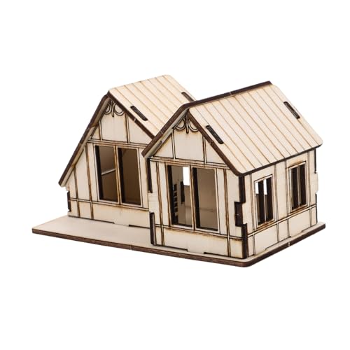 Toddmomy DIY Holzmodell Bausatz Miniaturhaus Präzise Lasergeschnitten Holzpuzzle für Sandbox Dekoration Party Zubehör Kreatives Basteln und Toddmomy DIY Holzmodell Bausatz Miniaturhaus Präzise Lasergeschnitten Holzpuzzle für Sandbox Dekoration Party Zubehör Kreatives Basteln und von Toddmomy