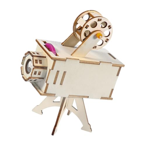 Toddmomy DIY Holzprojektor Bausatz für Ab Jahre Wissenschaftliches Experimentierset mit Funktion Kreatives Puzzle Problemlösung und Familienzeit von Toddmomy