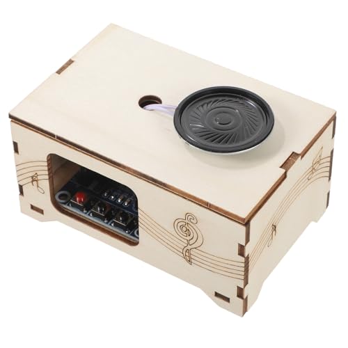 Toddmomy DIY Holzspielzeug Musikbox Handgemachter Phonograph mit Aufnahmefunktion für Interaktives Musikinstrument Kreativität und Experimenten Toddmomy DIY Holzspielzeug Musikbox Handgemachter Phonograph mit Aufnahmefunktion für Interaktives Musikinstrument Kreativität und Experimenten von Toddmomy