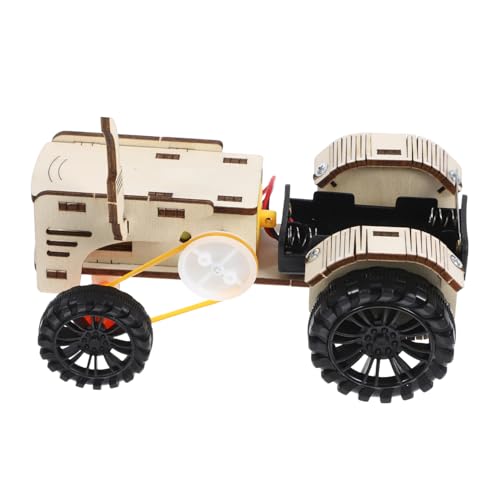 Toddmomy DIY Holztraktor Bausatz Wissenschaft Experiment Kreatives Stem Lernspielzeug für Jungen Mädchen Fördert Neugier und Wissenschaftliches Denken Teilig von Toddmomy