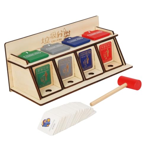 Toddmomy DIY Müllsortierspielzeug aus Holz für Pädagogisches Lernspiel zur Motorischer Fähigkeiten und Umweltbewusstsein Hochwertiges Langlebiges Material Sicher und Spielerisch für Jungen Toddmomy DIY Müllsortierspielzeug aus Holz für Pädagogisches Lernspiel zur Motorischer Fähigkeiten und Umweltbewusstsein Hochwertiges Langlebiges Material Sicher und Spielerisch für Jungen von Toddmomy