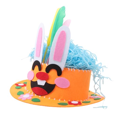 Toddmomy DIY Ostern Bastelset für Jungen und Mädchen Ostern Hüte aus Weichem Vliesstoff Küken Material Bastelset für Österliche Kopfbedeckung zum Basteln und Feiern Zufällige Farbe Toddmomy DIY Ostern Bastelset für Jungen und Mädchen Ostern Hüte aus Weichem Vliesstoff Küken Material Bastelset für Österliche Kopfbedeckung zum Basteln und Feiern Zufällige Farbe von Toddmomy