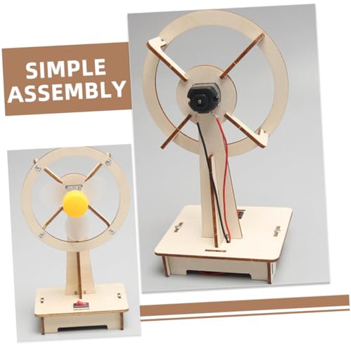 Toddmomy DIY Wissenschafts Bausatz Holzventilator Einfache Montage Stem Lernspielzeug für Mädchen Jungen Ab Jahren Technikverständnis und Praktischen Fähigkeiten von Toddmomy