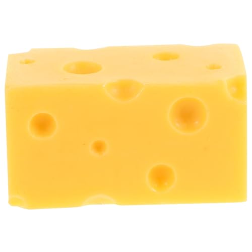 Toddmomy Dekoratives Käsemodell für Lebensmitteldisplays Künstliches Käse für Charcuterie Boards Realistisches Käse für Restaurants und Küchen Simulation von Lebensmitteldekorationen für von Toddmomy