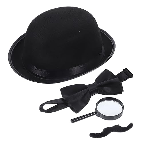 Toddmomy Detektiv Kostüm Teilig mit Verstellbarem Hut Schnurrbart Fliege Lupe Leichte Cosplay Requisiten für Kindergeburtstag Party und Rollenspiel Zubehör Toddmomy Detektiv Kostüm Teilig mit Verstellbarem Hut Schnurrbart Fliege Lupe Leichte Cosplay Requisiten für Kindergeburtstag Party und Rollenspiel Zubehör von Toddmomy